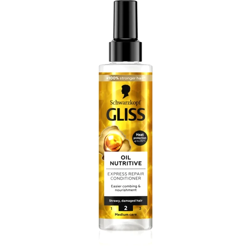 Schwarzkopf Schwarzkopf Gliss Oil Nutritive αναγεννητικό βάλσαμο για ατίθασα και κρεπαρισμένα μαλλιά 200 ml