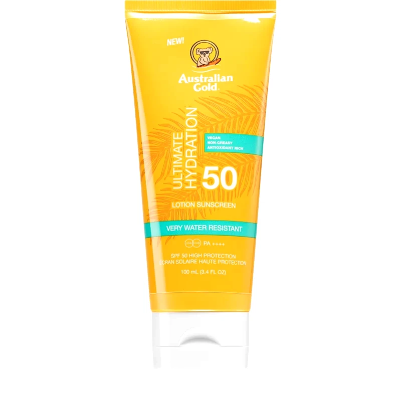 Australian Gold Australian Gold Ultimate Hydration αδιάβροχο αντηλιακό γάλα SPF 50 100 ml