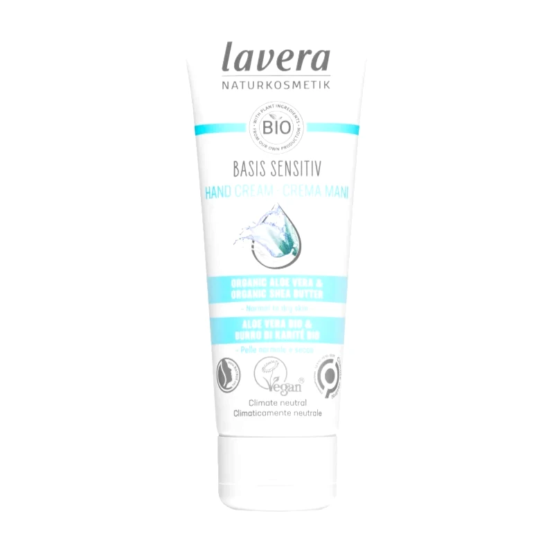 Lavera Lavera Basis Sensitiv κρέμα για τα χέρια με αλόη βέρα 75 ml