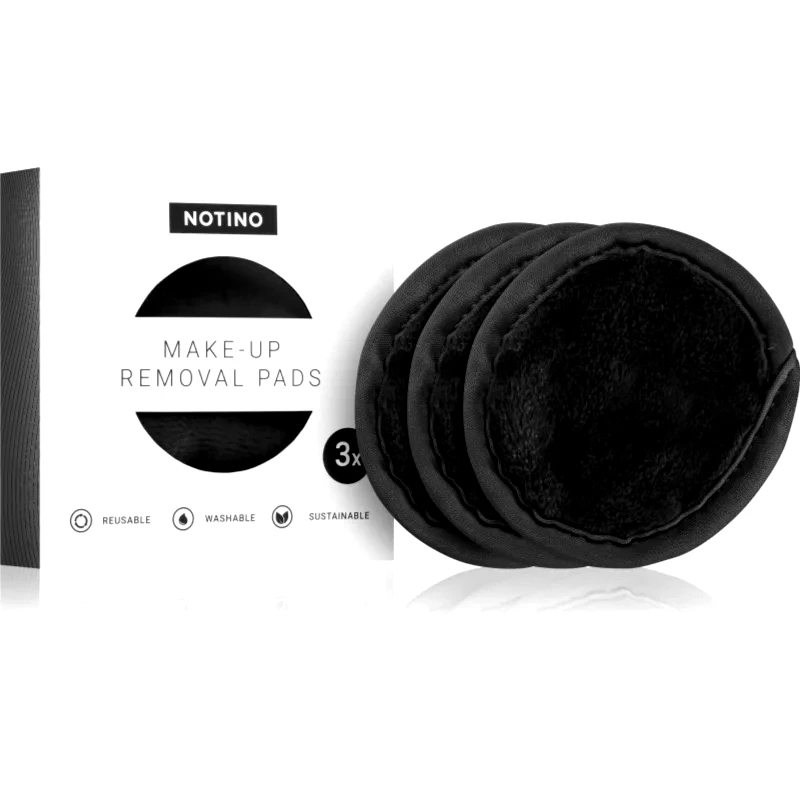Notino Notino Spa Collection Make-up removal pads δίσκοι ντεμακιγιάζ απόχρωση Black 3 τμχ