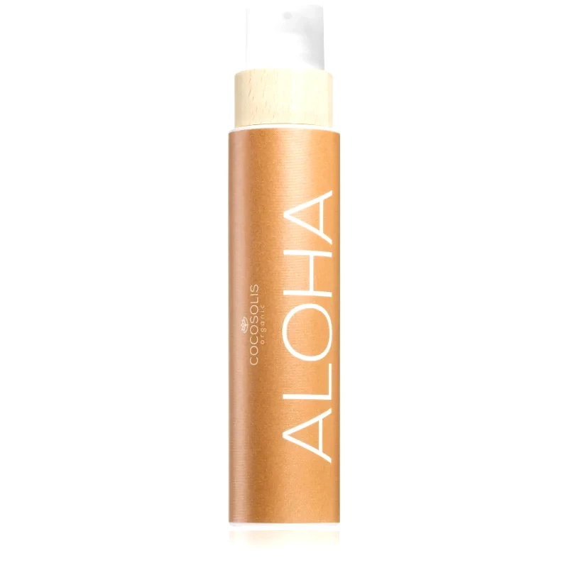 COCOSOLIS COCOSOLIS ALOHA λάδι περιποίησης και μαυρίσματος χωρίς προστατευτκό παράγοντα με άρωμα Coconut 200 ml