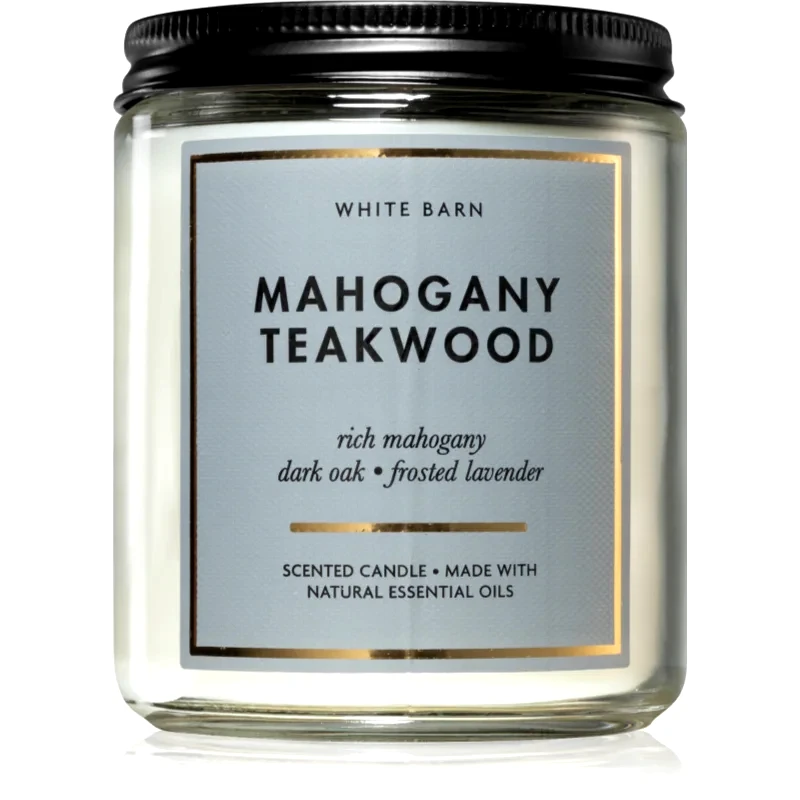 Bath & Body Works Bath & Body Works Mahogany Teakwood αρωματικό κερί 198 γρ