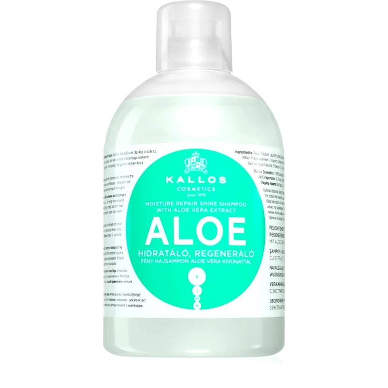 Kallos Kallos KJMN Professional Aloe αποκαταστατικό σαμπουάν με αλόη βέρα 1000 ml