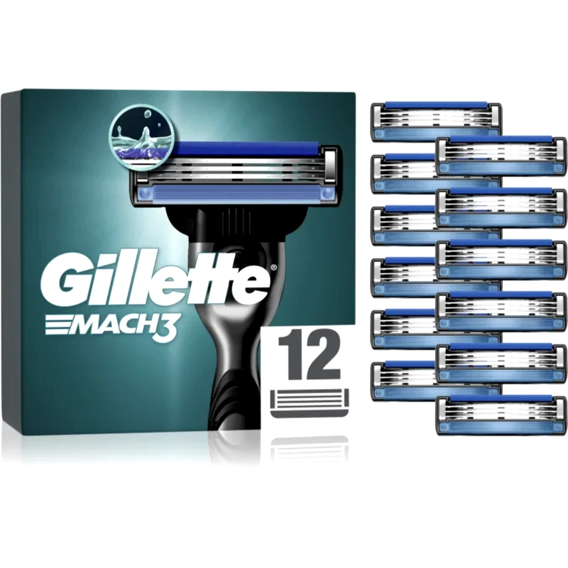 Gillette Gillette Mach3 ανταλλακτικές λεπίδες 12 τμχ