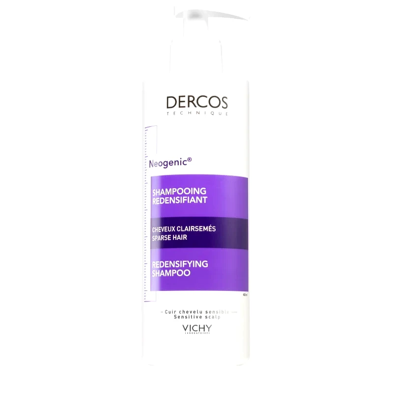 Vichy Vichy Dercos Neogenic σαμπουάν για ανανέωση της πυκνότητας των μαλλιών 400 μλ