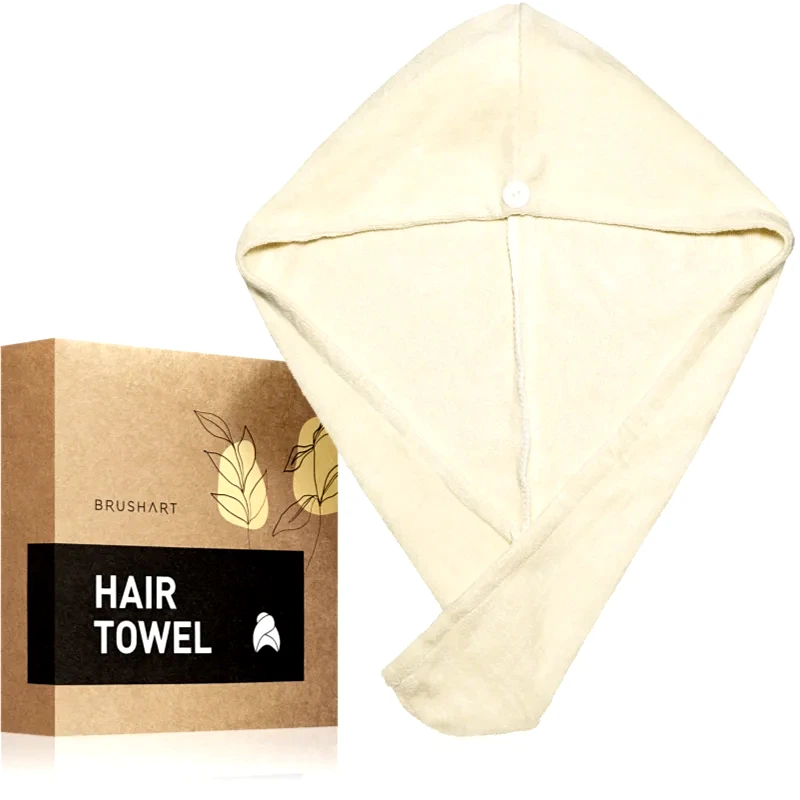 BrushArt BrushArt Home Salon Hair towel πετσέτα για τα μαλλιά Cream