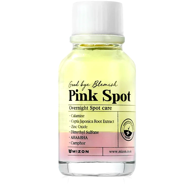 Mizon Mizon Good Bye Blemish Pink Spot τοπικός ορός με πούδρα κατά της ακμής 19 ml