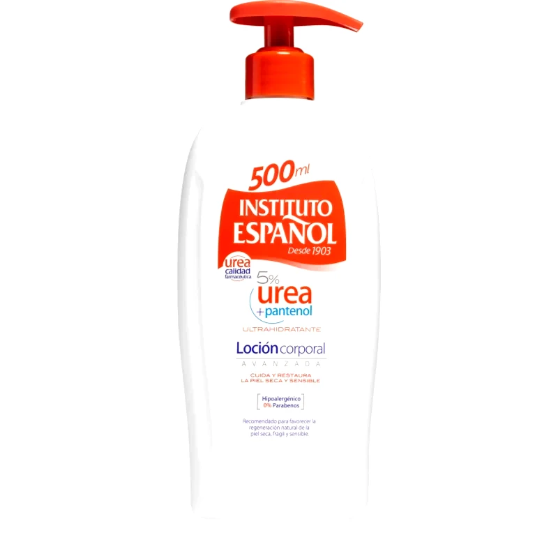 Instituto Español Instituto Español Urea ενυδατικό γαλάκτωμα σώματος με πανθενόλη 500 ml