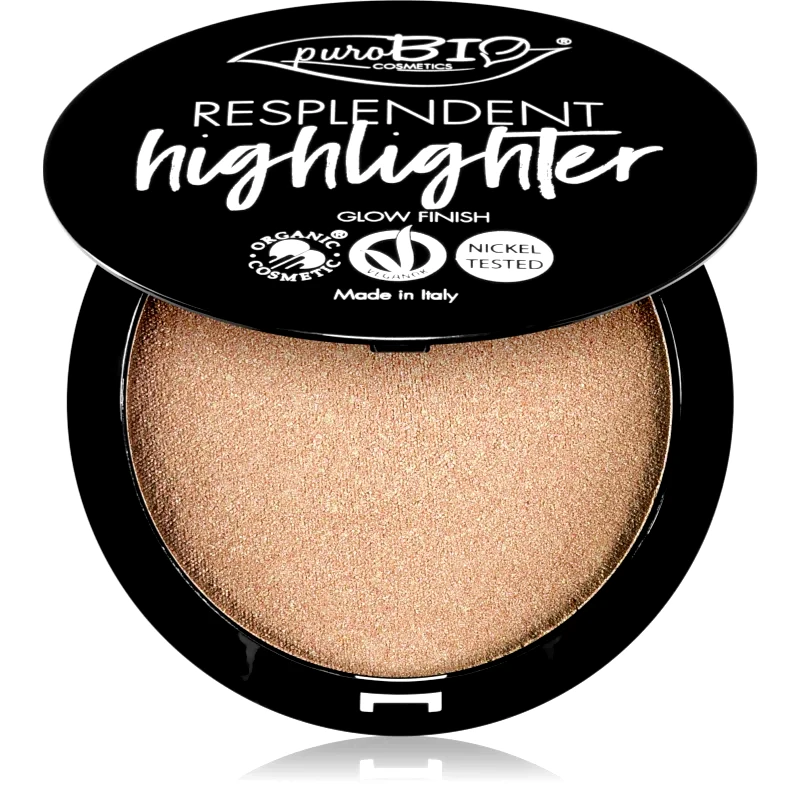 puroBIO Cosmetics puroBIO Cosmetics Resplendent Highlighter κρεμώδες λαμπρυντικό απόχρωση 01 Sparkling Wine 9 γρ