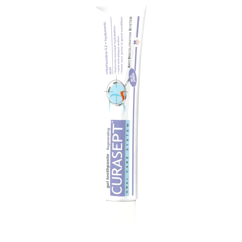 Curasept Curasept ADS Regenerating οδοντόκρεμα για προστασία από την τερηδόνα με αναγεννητικό αποτέλεσμα 75 ml