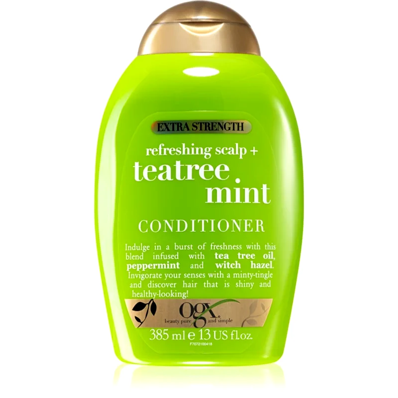 OGX OGX Teatree Mint Extra Strenght δροσιστικό μαλακτικό 385 ml