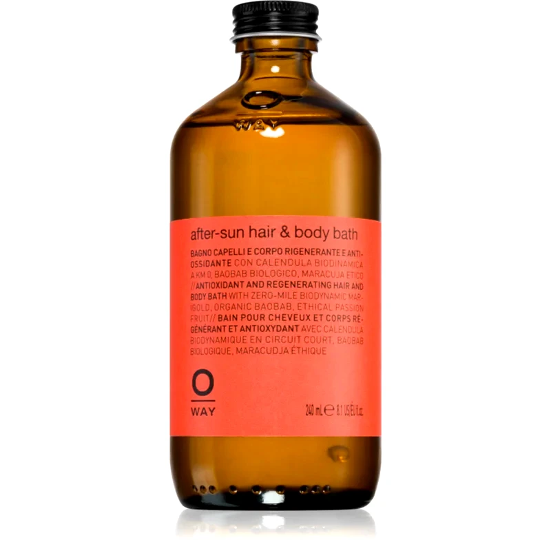 Oway Oway SunWay Hair & Body Bath σαμπουάν για μετά την ηλιοθεραπεία για μαλλιά και σώμα 240 ml