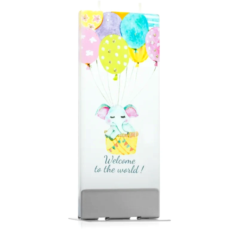 Flatyz Flatyz Greetings Welcome To The World! διακοσμητικά κεριά 6x15 εκ