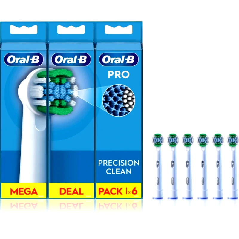 Oral B Oral B PRO Precision Clean ανταλλακτική κεφαλή για οδοντόβουρτσα 6 τμχ