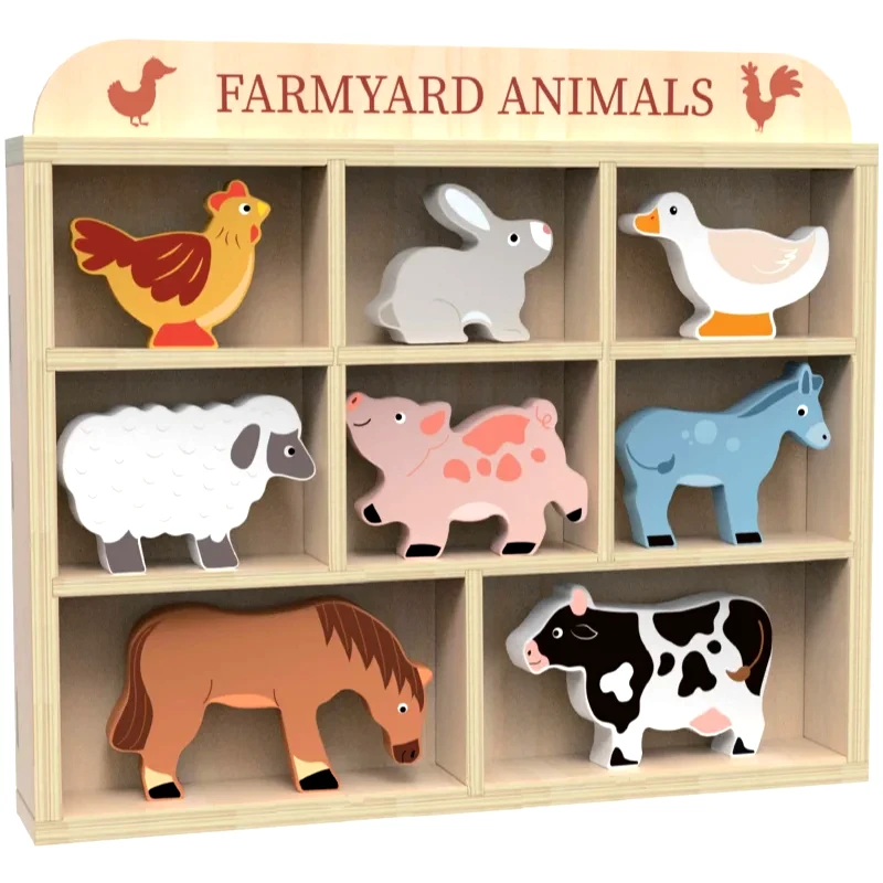 2Kids Toys 2Kids Toys Farmyard Animals σετ παιχνιδιών 3y+ 8 τμχ