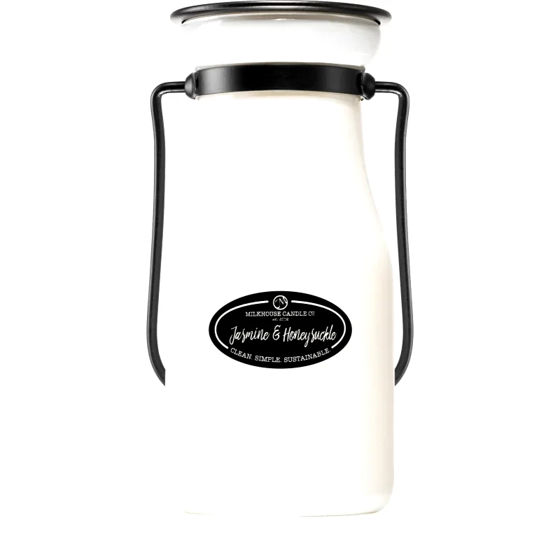 Milkhouse Candle Co. Milkhouse Candle Co. Creamery Jasmine & Honeysuckle αρωματικό κερί Milkbottle 227 γρ