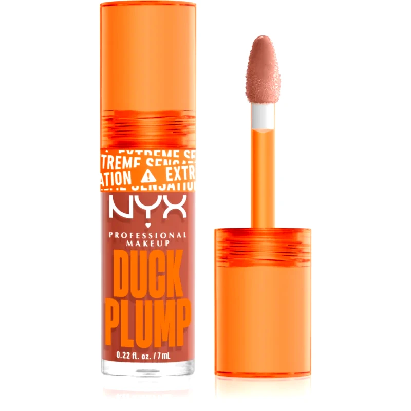 NYX Professional Makeup NYX Professional Makeup Duck Plump λιπ γκλος για αύξηση του αποτελέσματος απόχρωση 04 Apri Caught 7 ml