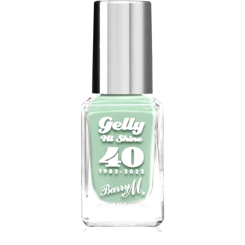 Barry M Barry M Gelly Hi Shine "40" 1982 - 2022 βερνίκι νυχιών απόχρωση Eucalyptus 10 ml