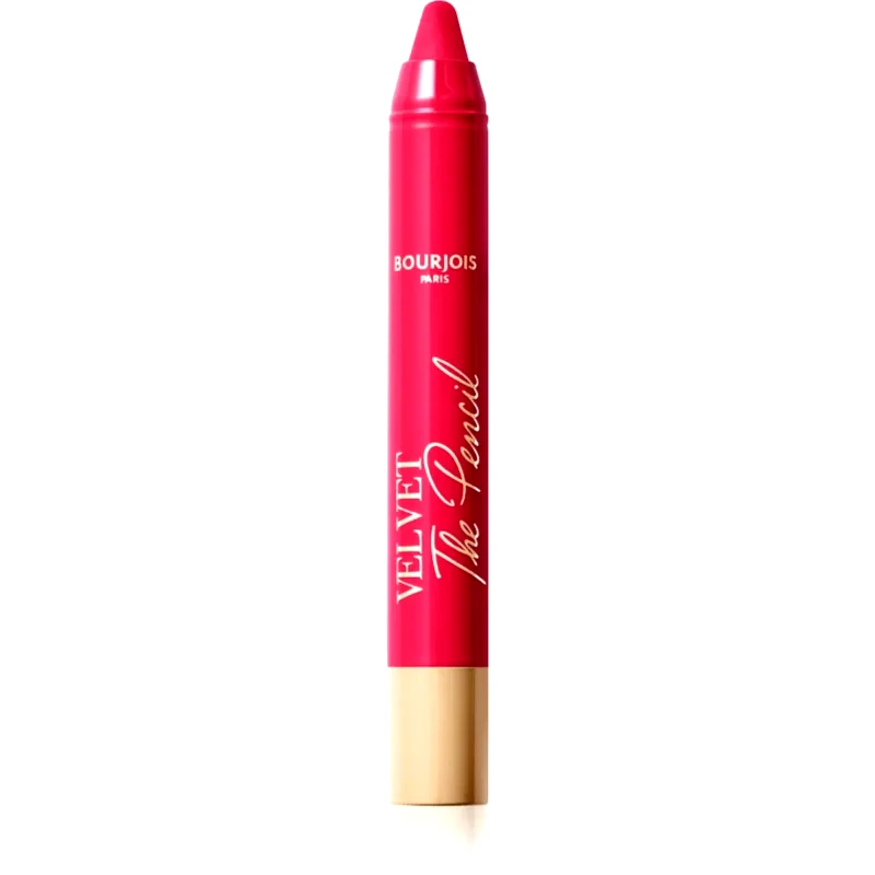 Bourjois Bourjois Velvet the Pencil κραγιόν σε μολύβι με ματ αποτελέσματα απόχρωση 06 Framboise Griffée 1,8 γρ