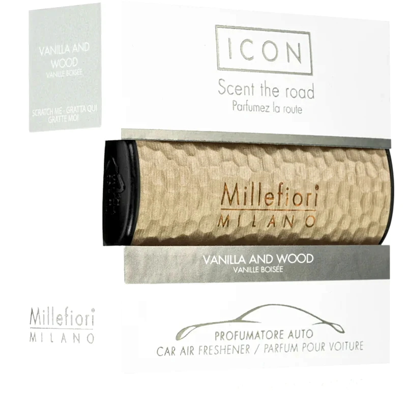Millefiori Millefiori Icon Vanilla & Wood άρωμα για αυτοκίνητο 1 τμχ