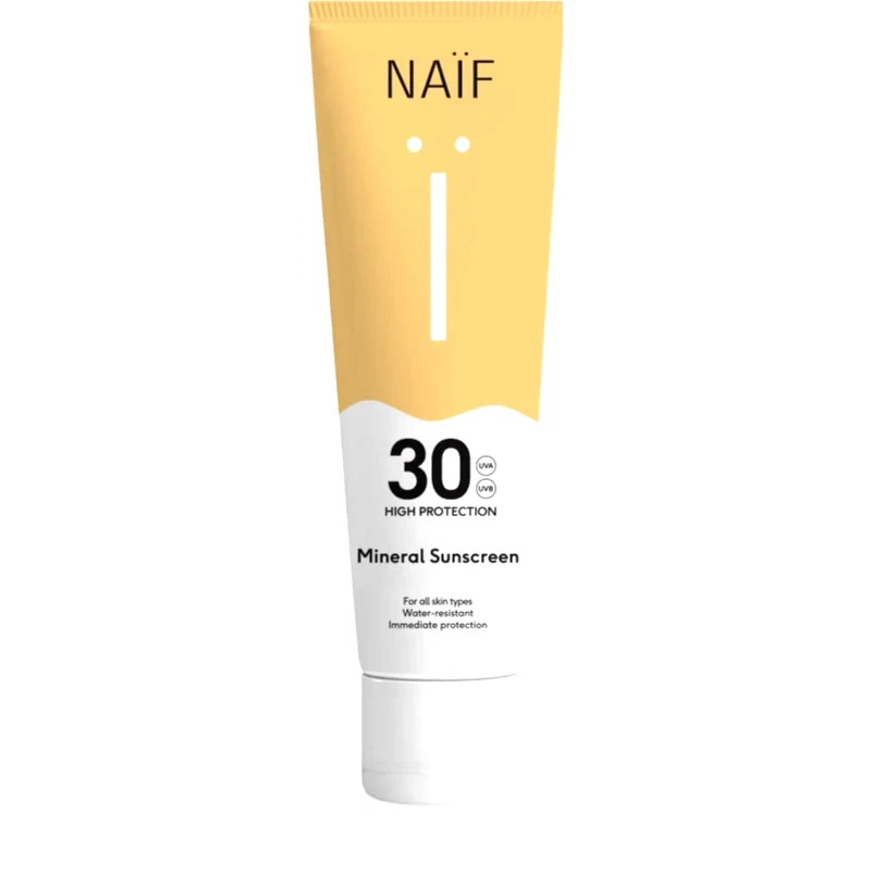Naif Naif Sun Mineral Sunscreen SPF 30 προστατευτική αντηλιακή κρέμα SPF 30 αδιάβροχο 100 ml