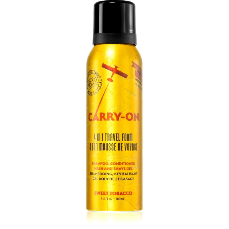 18.21 Man Made 18.21 Man Made Carry On 4in1 Sweet Tobacco αφρός για μαλλιά και σώμα 100 ml