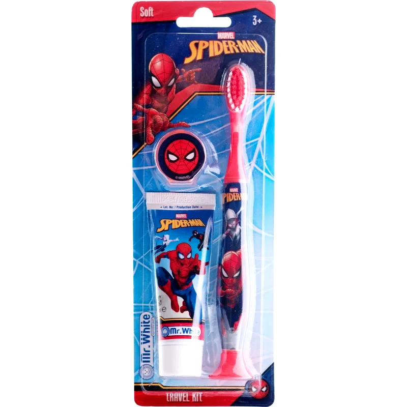 Marvel Marvel Spiderman Travel Kit Σετ οδοντιατρικής φροντίδας για παιδιά