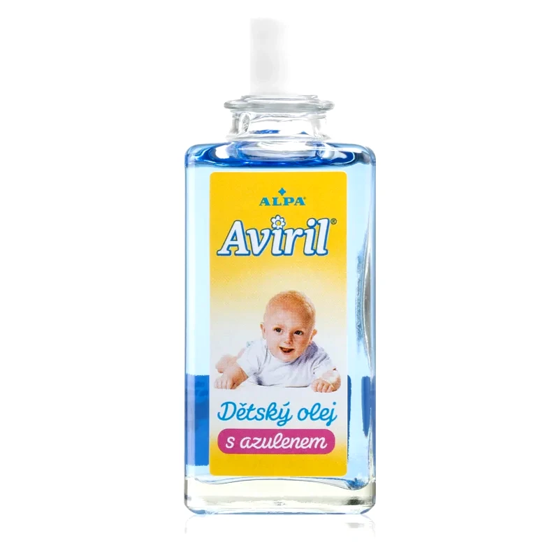 Alpa Alpa Aviril Baby oil with azulene απαλό παιδικό λάδι για ευαίσθητο δέρμα 50 ml