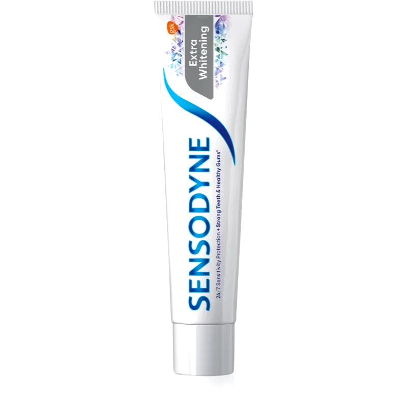 Sensodyne Sensodyne Extra Whitening λευκαντική οδοντόκρεμα με φθόριο για ευαίσθητα δόντια 75 ml