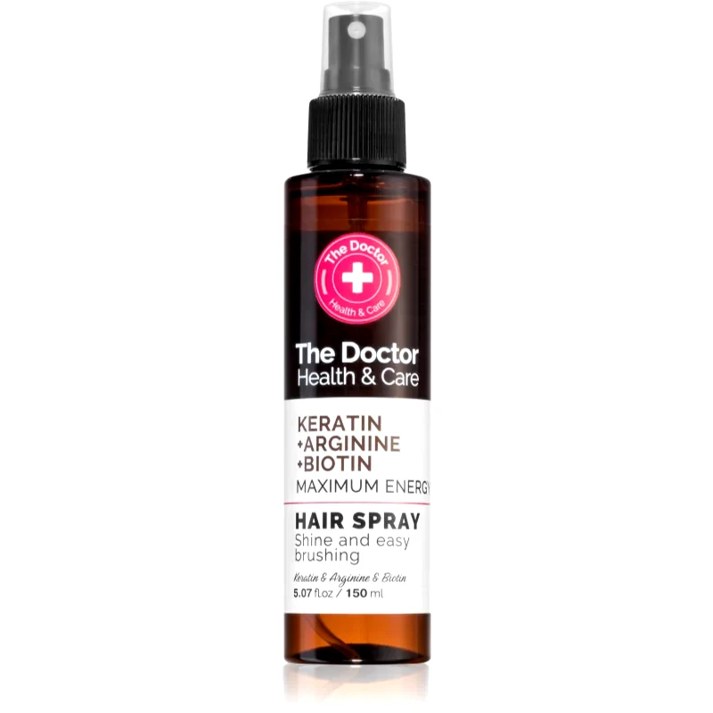 The Doctor The Doctor Keratin + Arginine + Biotin Maximum Energy θρεπτικό μαλακτικό χωρίς ξέβγαλμα με κερατίνη 150 ml