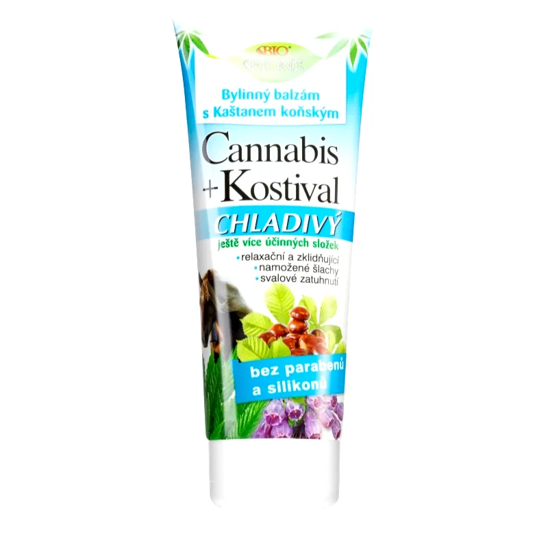 Bione Cosmetics Bione Cosmetics Cannabis Kostival δροσερό βάλσαμο για μύες, αρθρώσεις και τένοντες 200 ml