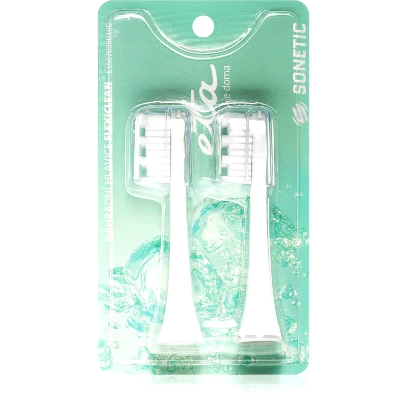ETA ETA Sonetic FlexiClean 0707 90100 ανταλλακτική κεφαλή για οδοντόβουρτσα μέτριο For ETAx707 2 τμχ