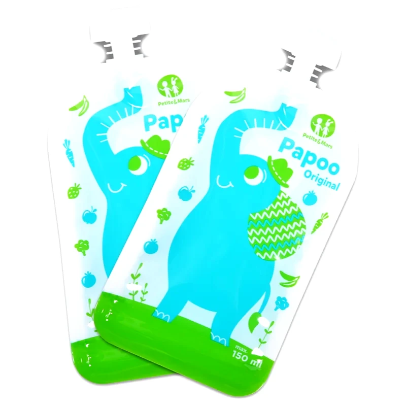 Petite&Mars Petite&Mars Papoo παιδικοί φρουτοπολτοί Elephant 6x150 ml