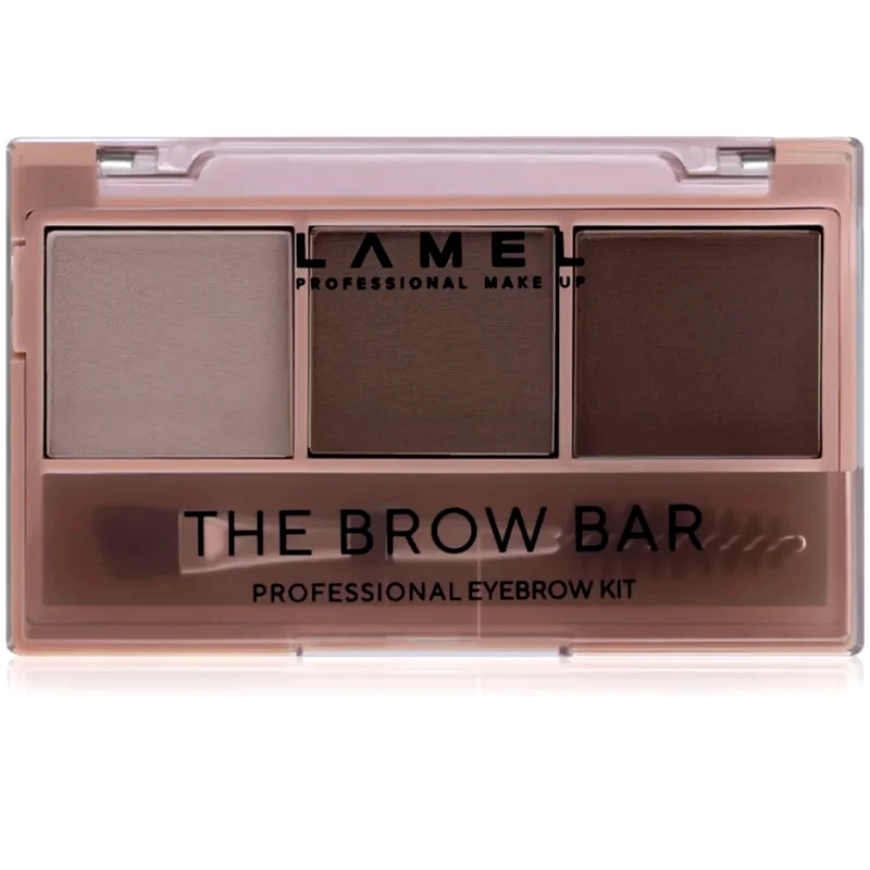 LAMEL LAMEL BASIC The Brow Bar παλέτα για μαγικάζ των φρυδιών με βούρτσα #402 4,5 γρ