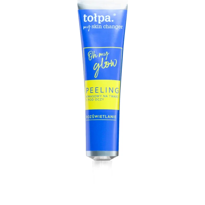 Tołpa Tołpa My Skin Changer Oh My Glow λαμπρυντική απολέπιση Για πρόσωπο και τη περιοχή των ματιών 40 ml