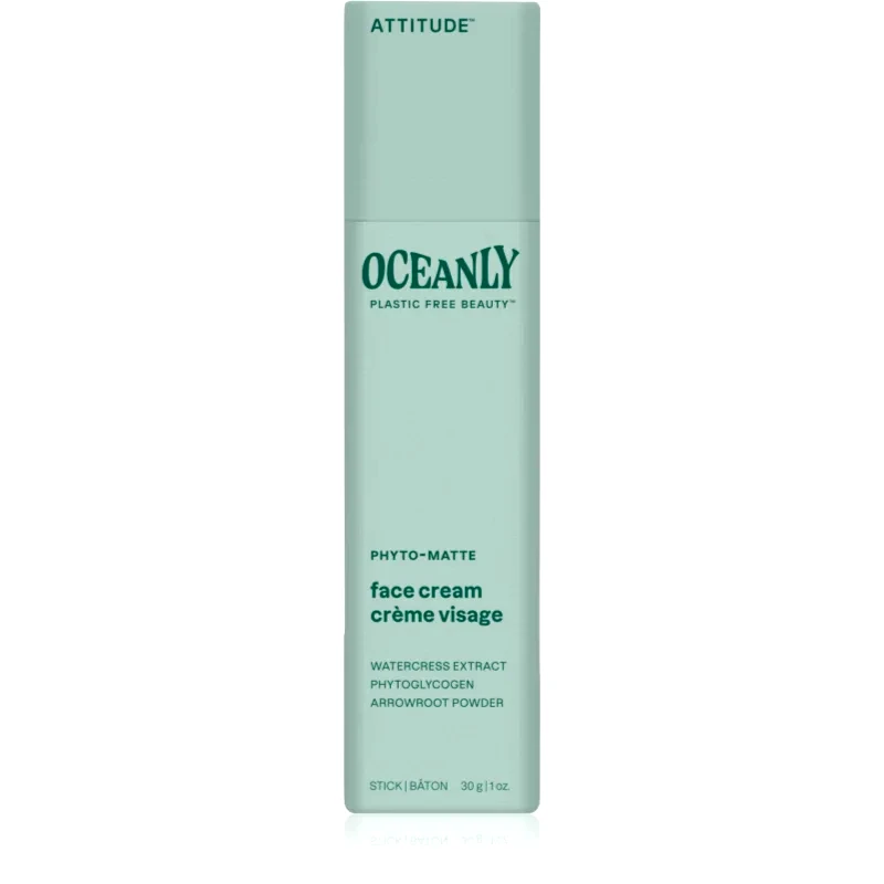 Attitude Attitude Oceanly Face Cream κρέμα σε στικ για ματ αποτέλεσμα για μικτή επιδερμίδα 30 γρ