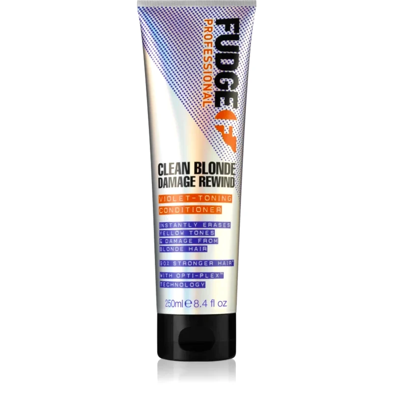 Fudge Fudge Clean Blonde Damage Rewind μαλακτικό με χρώμα για ξανθά μαλλιά 250 ml