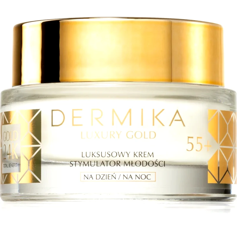 Dermika Dermika Luxury Gold ανανεωτική κρέμα 55+ 50 ml
