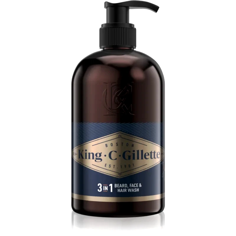 Gillette Gillette King C. Beard & Face Wash σαμπουάν για τα γένια 350 ml
