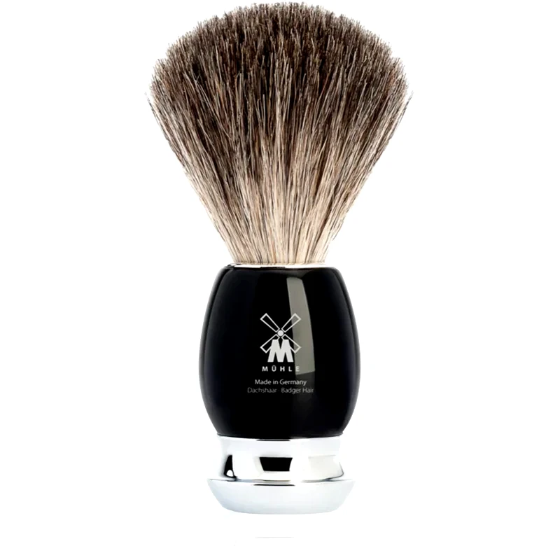 Mühle Mühle VIVO Black Pure Badger βούρτσα ξυρίσματος από τρίχα ασβού 1 τμχ