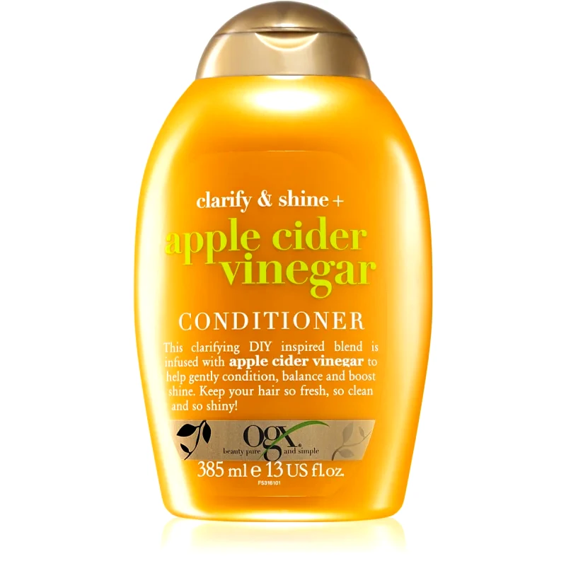 OGX OGX Apple Cider Vinegar καθαριστικό κοντίσιονερ Για λάμψη και απαλότητα μαλλιών 385 μλ