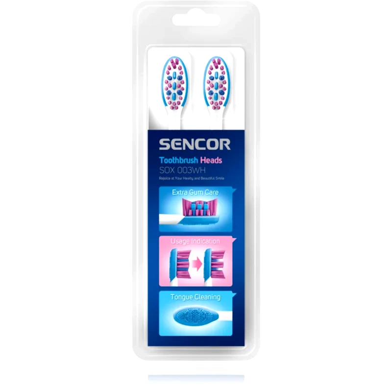 Sencor Sencor SOX 003WH ανταλλακτική κεφαλή για οδοντόβουρτσα 2 τμχ