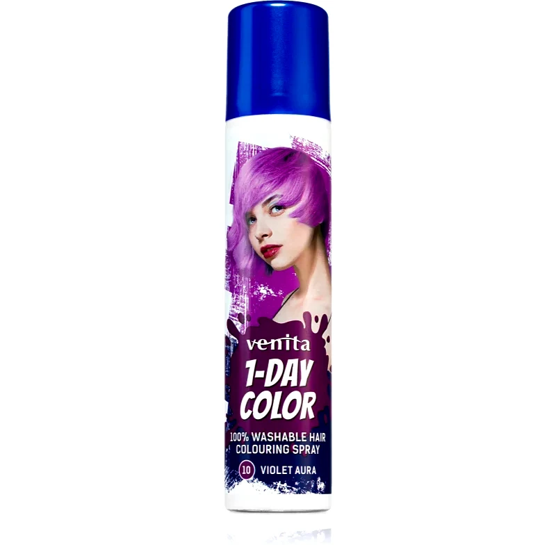 Venita Venita 1-Day Color σπρέι με χρώμα για τα μαλλιά απόχρωση No. 10 - Violet Aura 50 ml