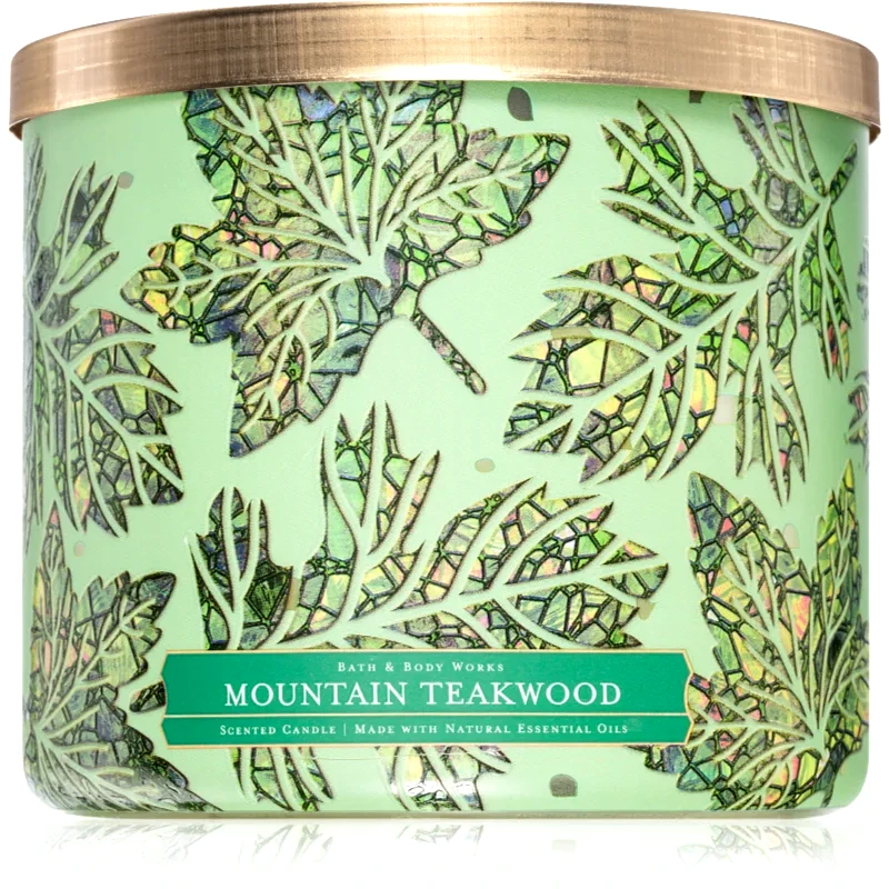 Bath & Body Works Bath & Body Works Mountain Teakwood αρωματικό κερί 411 γρ