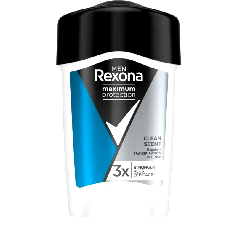 Rexona Rexona Maximum Protection Antiperspirant κρεμώδες αντιιδρωτικό για την αντιμετώπιση της υπερβολικής εφίδρωσης Clean Scent 45 ml
