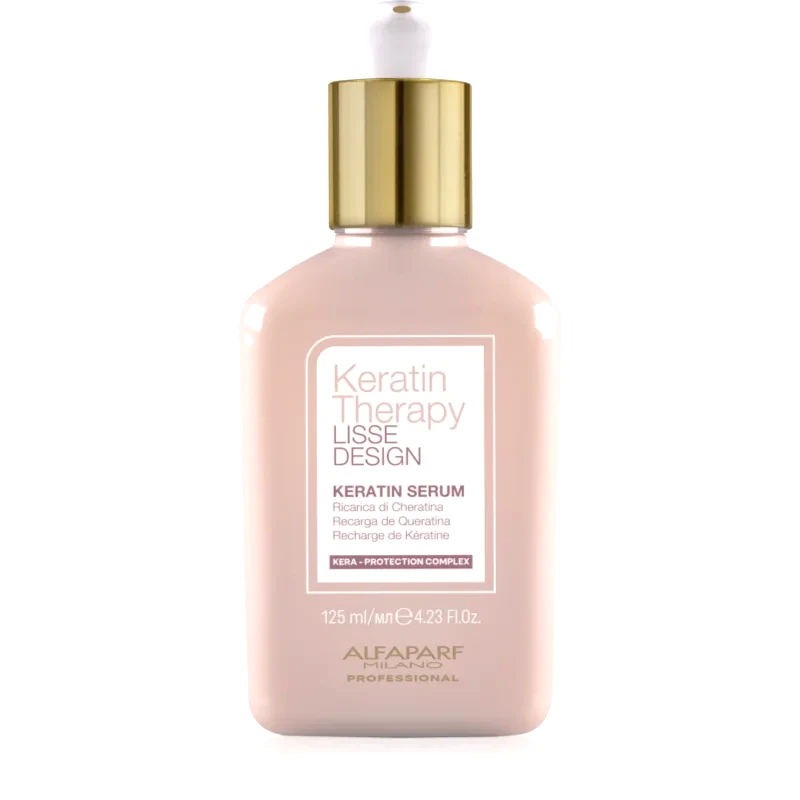 Alfaparf Milano Alfaparf Milano Keratin Therapy Lisse Design ενυδατικός ορός Για λάμψη και απαλότητα μαλλιών 125 ml