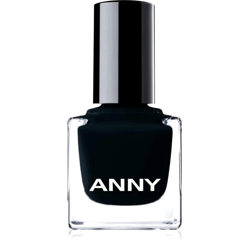 ANNY ANNY Color Nail Polish βερνίκι νυχιών απόχρωση 346 Deep Black Chief 15 ml