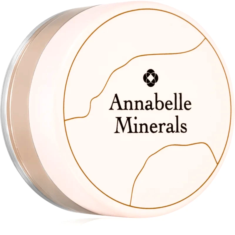 Annabelle Minerals Annabelle Minerals Coverage Mineral Foundation μεταλλικό μεικ απ πούδρας για τέλεια εμφάνιση απόχρωση Natural Fair 4 γρ