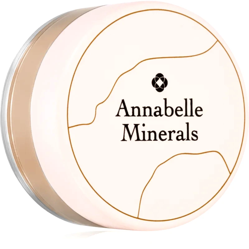 Annabelle Minerals Annabelle Minerals Coverage Mineral Foundation μεταλλικό μεικ απ πούδρας για τέλεια εμφάνιση απόχρωση Pure Fair 4 γρ