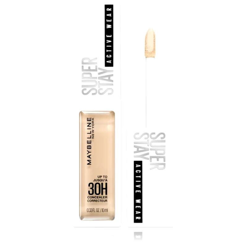 MAYBELLINE NEW YORK MAYBELLINE NEW YORK SuperStay Active Wear κονσίλερ με υψηλή κάλυψη απόχρωση 15 Light 10 ml